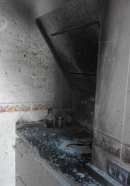 Valladolid.- Cocina dañada