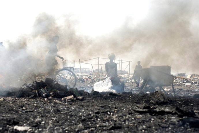 Foto de la serie ganadora en el Certamen de Fotografía Solidaria