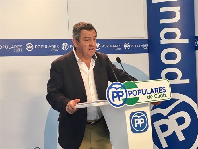 José Loaiza, portavoz del PP en la Diputación de Cádiz