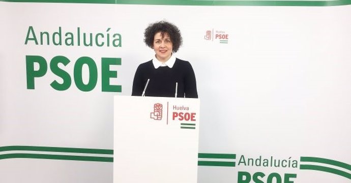 La secretaria de Memoria Histórica del PSOE de Huelva, Virginia Muñiz