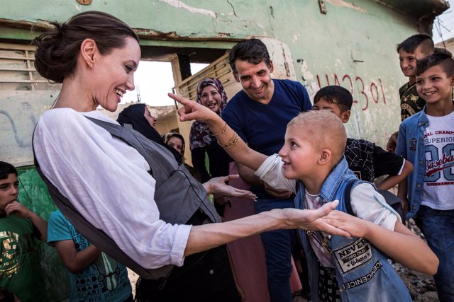 Angelina Jolie en Mosul