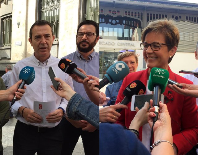 Juan Carlos Pérez Navas y Adriana Valverde (PSOE)