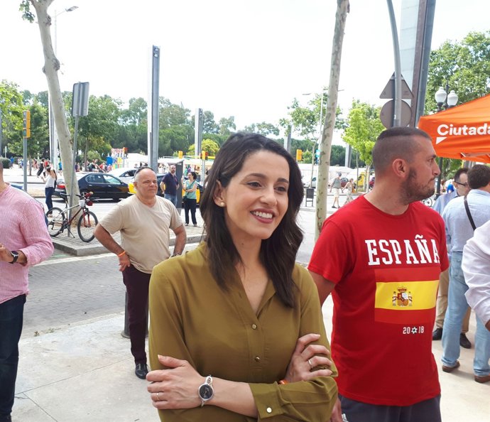 La líder de Cs a Catalunya,  Inés Arrimadas