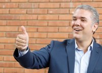 Iván Duque deposita su voto con la promesa de luchar contra la delincuencia y la corrupción