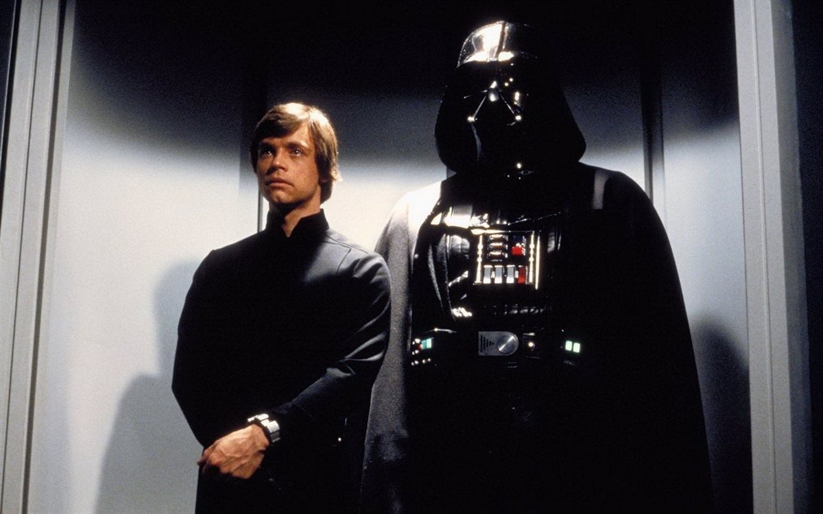Así felicitó Luke Skywalker a Darth Vader el Día del Padre