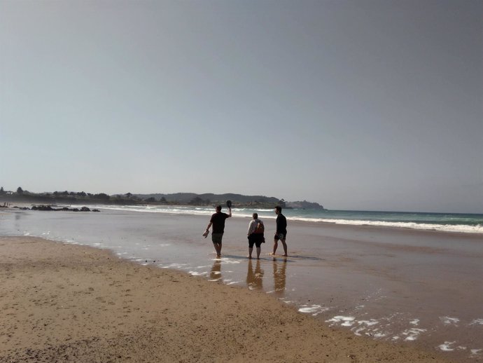 Playa de La Espasa (Asturias) - Imagen de archivo