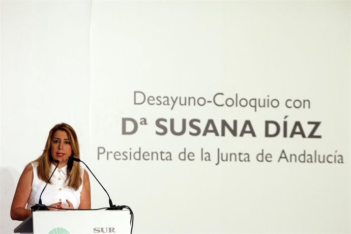La presidenta de la Junta de Andalucía, Susana Díaz.