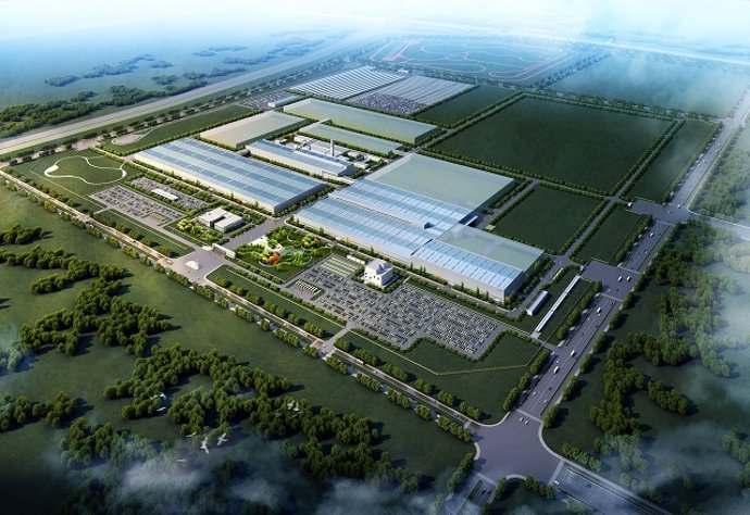 Planta de BAIC en China, donde se establecerán las 'joint venture' con Magna.