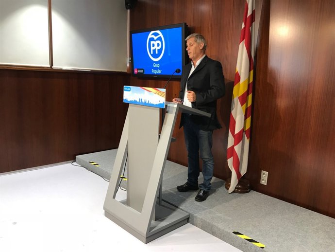 El president del PP a Barcelona, Alberto Fernández