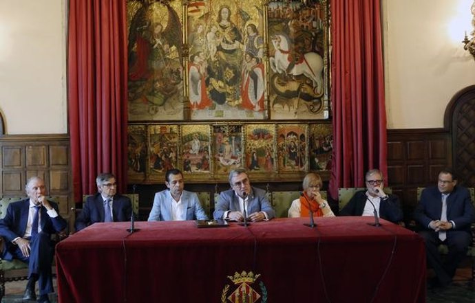 Firma del contrato de obras del futuro Museu d'Art de Lleida