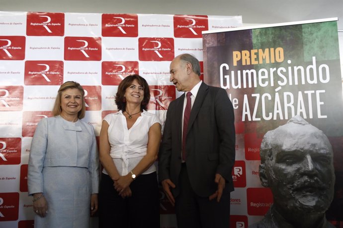 Dolores Delgado, ministra de Justicia en los Premios Gumersindo de Azcárate 2018
