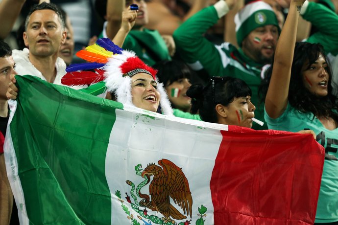 Hinchas de la selección de fútbol de México