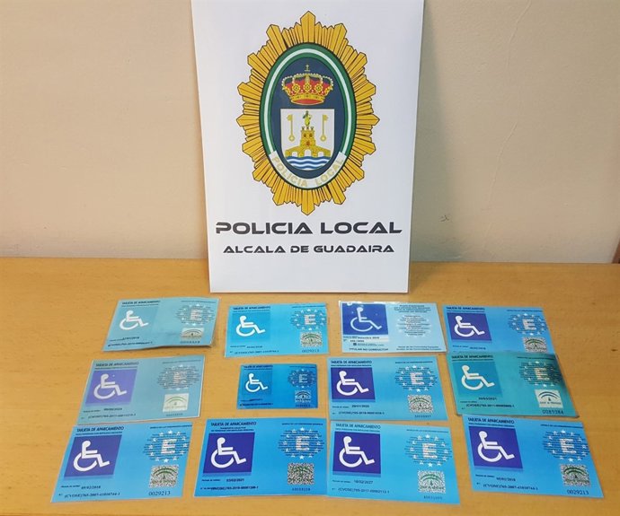 Tarjetas para personas con discapacidad retiradas en Alcalá de Guadaíra