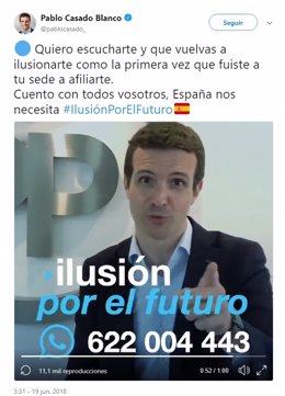 Pablo Casado candidato al PP