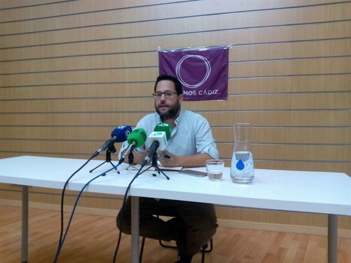 El coordiandor provincial de Podemos, José Ignacio García