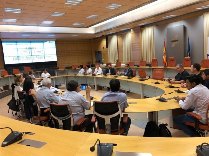 Alumnos del curso de posgrado en Seguridad Vial de la ONU en la DGT