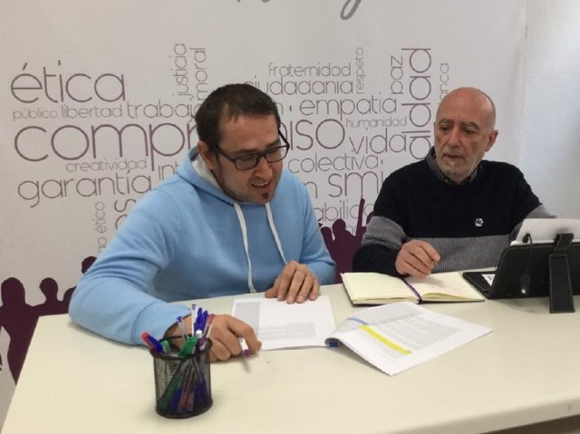 Kiko Garrido y Miguel Reinares de Podemos