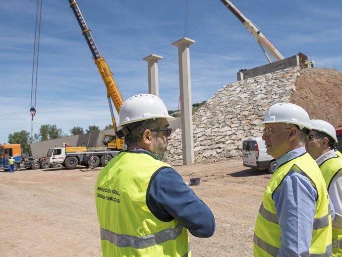 Ceniceros visita obras variante Murillo