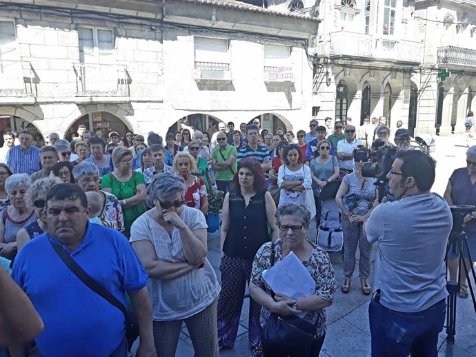 Concentración en O Porriño por el matrimonio fallecido en un crimen machista