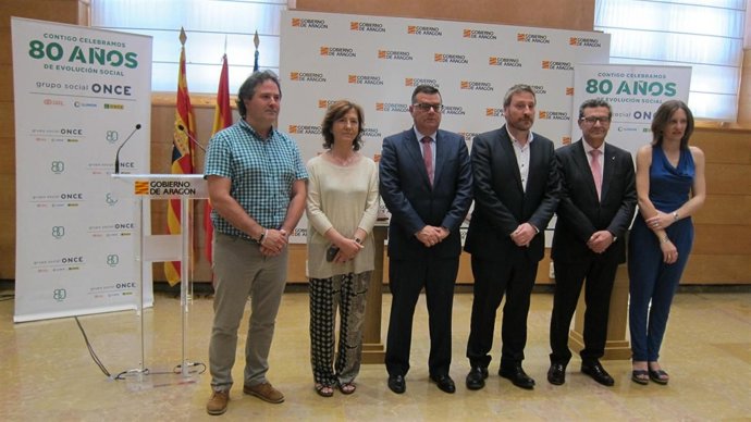 Acuerdo de colaboración entre Gobierno de Aragón y ONCE