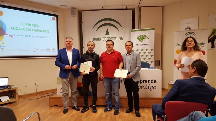 Premios de Andalucía Emprende en Huelva. 