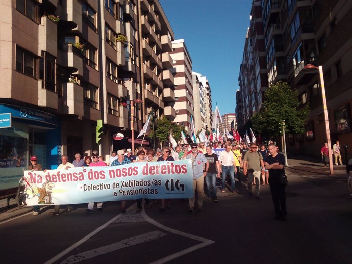 Manifestación de la CIG en Vigo           
