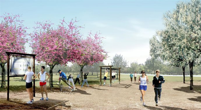 Recración del parque central