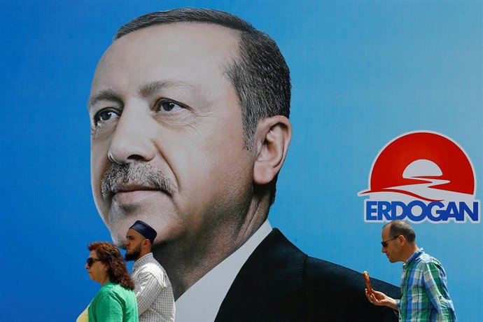 Cartel electoral de Recep Tayyip Erdogan en Estambul