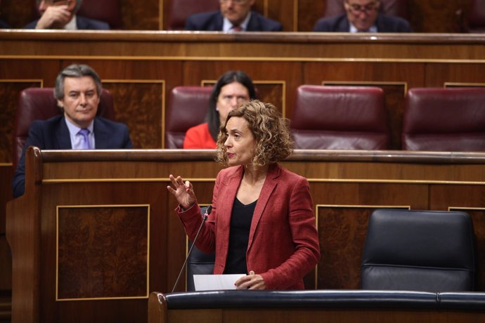 Meritxell Batet en la sesión de control al Gobierno en el Congreso