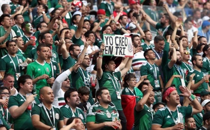 Afición de México en el Mundial de Rusia 2018