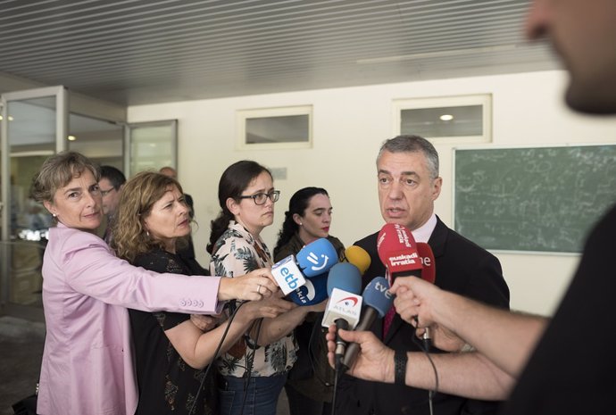 Iñigo Urkullu realiza declaraciones sobre su próxima reunión con Sánchez