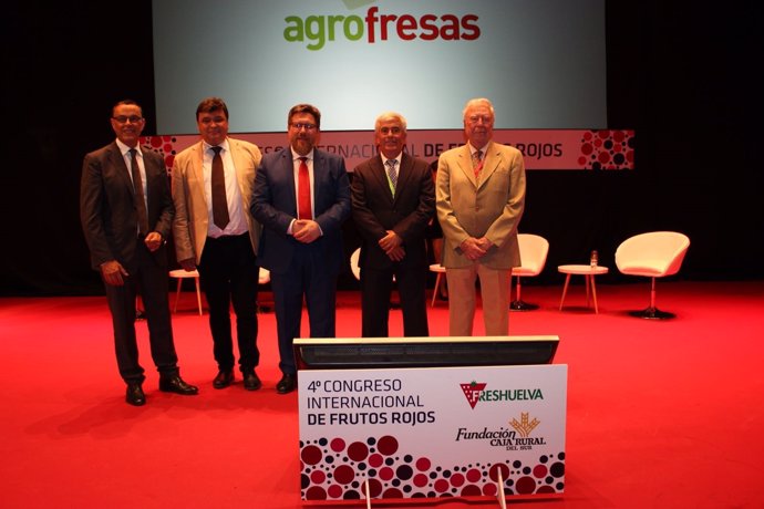 Inauguración del IV Congreso de los Frutos Rojos en Huelva. 