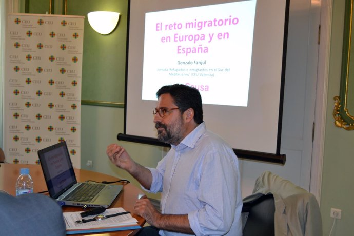 Gonzalo Fanjul en jornada CEU sobre refugiados