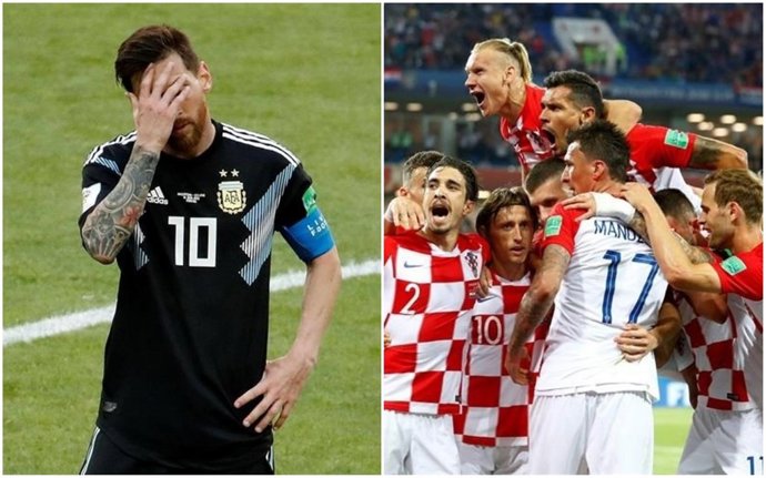 Messi (Argentina) y Croacia