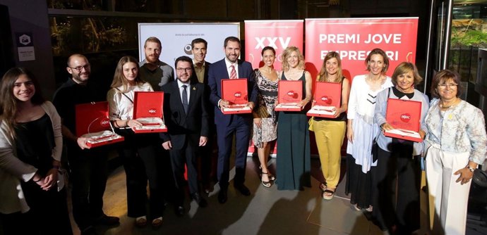 Guanyadors del Premi Jove Empresari 2017 