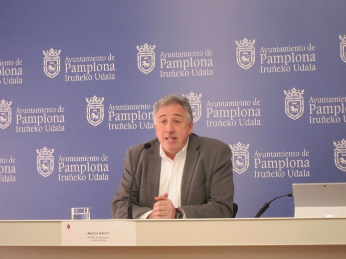 El alcalde de Pamplona, Joseba Asiron