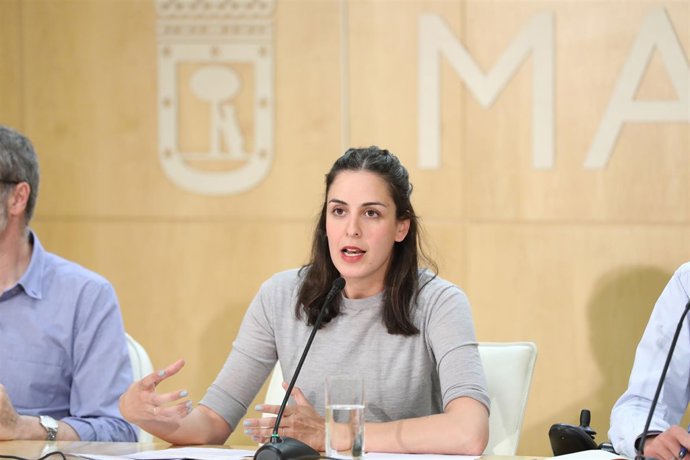 Rita Maestre en rueda de prensa