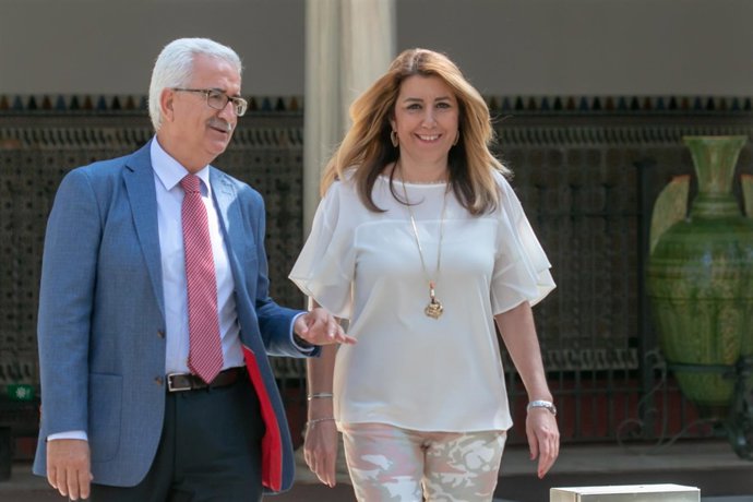 Susana Díaz y Manuel Jiménez Barrios