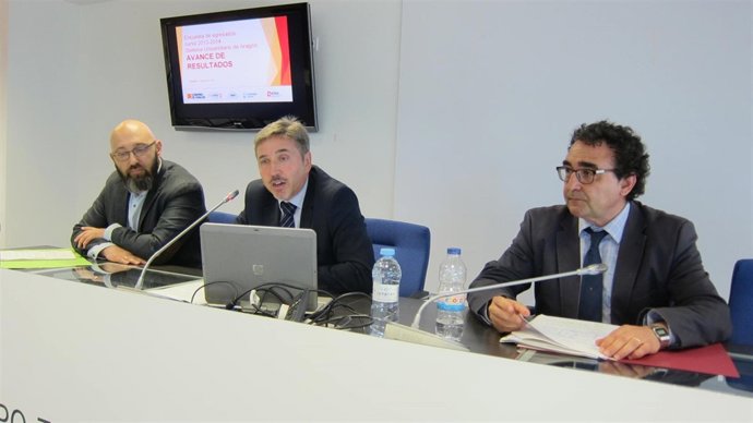 Alfredo Peris, José Antonio Beltrán y Antonio Serrano