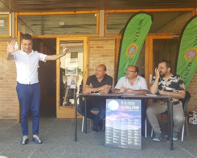 Presentación del programa 'A la fresca', este jueves en Biota (Zaragoza)