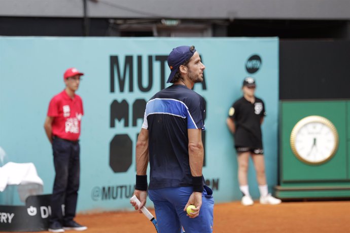 Feliciano López en el Mutua Open Madrid