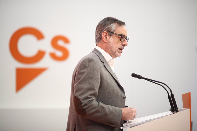 Rueda de prensa del secretario general de Ciudadanos, José Manuel Villegas