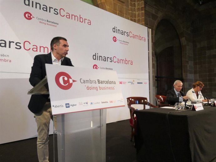 Conferencia del presidente de Barcelona Tech City, Miguel Vicente