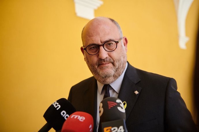 El portavoz adjunto de JxCat, Eduard Pujol