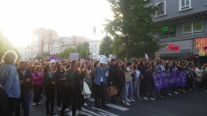 Manifestación contra la sentencia La Manada