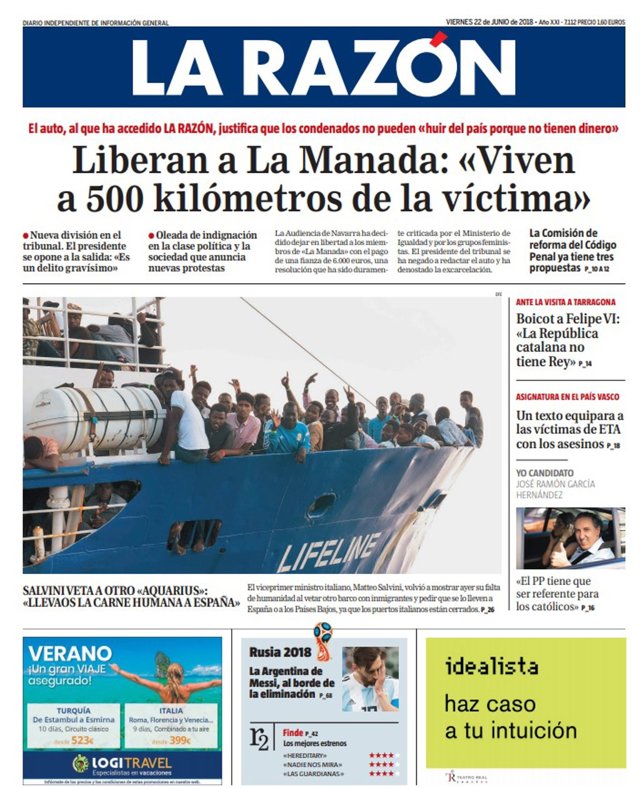 Portada La Razón
