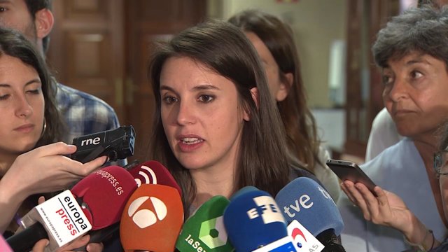 Irene Montero en el Congreso de los Diputados