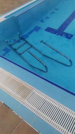 Desperfectos en la piscina Diocles de Mérida