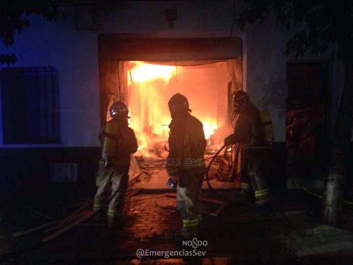 Incendio en el barrio León