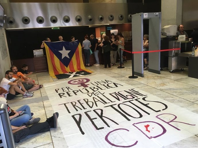 Acció CDR a la Conselleria de Treball, Assumptes Socials i Famílies